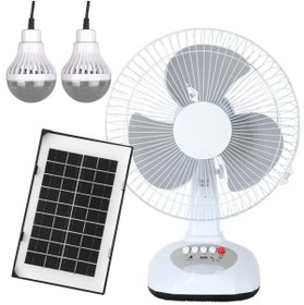 Resim Powermaster PM-22009 3 Kademeli Şarjlı - Solarlı Fan Vantilatör Ampul - Ledli - Powerbank 