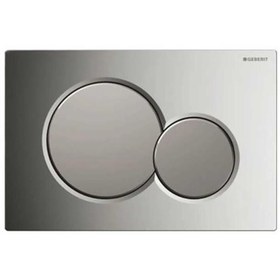 Resim Geberit Sigma01 Kumanda Kapağı Çift Basmalı Parlak\u002FMat Krom 115.770.KA.5 