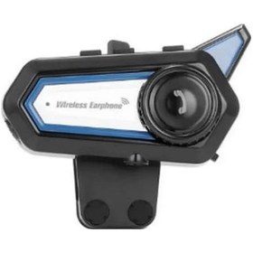 Resim Ankatek Bt31 Kask İçin Bluetooth 5.0 Motosiklet Interkom Su Geçirmez Kablosuz Kulaklık Si 