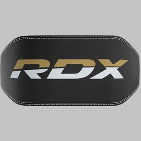Resim RDX 6 İnç Neopren Ağırlık Kemeri Fitness, Crossfit ve Ağırlık Antrenman Bel Kemeri - SARI/SİYAH / M 