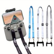 Resim Stilistik Siyah ve Beyaz Uzaktan Kumanda Askısı DJI NEO/DJI Mini 2/Mini 2SE/Air 2/Air 2s/Air 3/3S/Mavic 3 için - Güvenli Klipsli Dayanıklı Polyester Boyun Askısı, DJI RC-N1 N2/N3 Kontrolörleri için Güvenli Uyum - Eller Serbest Kullanım İçin İdeal, DJI Aksesuarları 