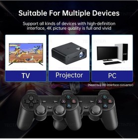 Resim Createtech M8 Konsol 4k Hd Dahili 20k Oyun Kablosuz Ctrl Tv Oyun Kutu Olmadan 64gb 