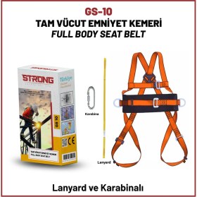 Resim Strong Gs-10 Paraşüt Tipi Emniyet Kemeri 