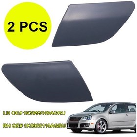 Resim Lasonstiges Vw Jetta Golf Tavşan 2006-2009 Ön Tampon Lr Yan Oe 1k5955110agru 1k5955109agru İçin Araba Far Yıkama Far Muhafazası 