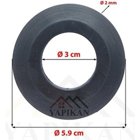 Resim Japar Gömme Rezervuar İç Takım Boşaltma Grubu Contası 3x5.9 Cm 
