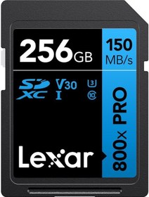 Resim Lexar Professional 800X SDXC LSD0800256G-BNNNG 256 GB C10 V30 U3 Hafıza Kartı 