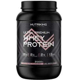 Resim Whey Protein Tozu 2000g 80 Servis Çilek Aramalı Karışık 