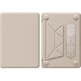 Resim Apple Uyumlu MacBook Pro 14 2021 Apple Uyumlu MacBook Deri Kapak - Gold 