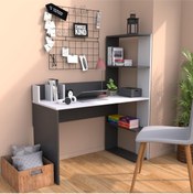 Resim Bimossa T9030 Barlas Kitaplıklı Çalışma Masası An 