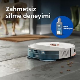 Resim Philips HomeRun 5000 Serisi Robot Elektrikli Süpürge, Çift Döner Mop, Süpürme ve Paspas, 10.000Pa Emiş Gücü, Lazer Çizgi Navigasyon, HomeRun Uygulaması, İpek Beji (XU5000/20) 