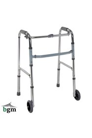 Resim BGM Tekerlekli Yürüteç Walker Hasta Yürüteci Yüksek Kalite Tekerlekli Katlanır Walker 
