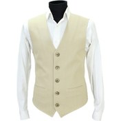 Resim Mentor Regalo Erkek Yelek V Yaka Bej 50615 L 