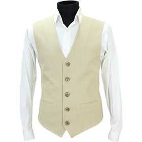 Resim Mentor Regalo Erkek Yelek V Yaka Bej 50615 L 