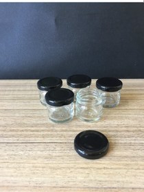 Resim 29 Cc Cam Kavanoz - 110 Adet 1 Koli - Siyah Kapak 