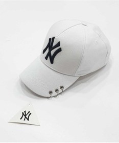 Resim Suyutti Beyaz Unisex Ny New York Şapka Beyaz 