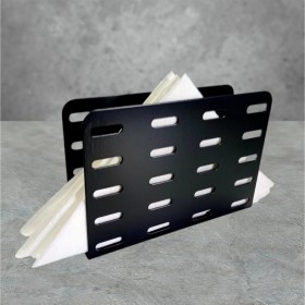 Resim Glare Peçetelik Hasır Desen Mat Siyah 