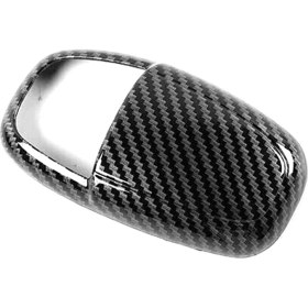 Resim Praise6 Siyah Karbon Fiber Abs Manuel Vites Topuzu Kapak Etiket Trim Dodge Challenger Şarj Cihazı 2015-2020 Için (Yurt Dışından) 