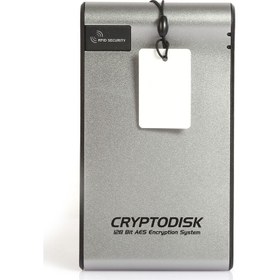 Resim Cryptodisk RFID 500GB 2.5" Şifreli Taşınabilir Disk 