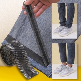 Resim 1 adet Çoklu Boyut Pantolon Kenar Kısaltma Kendinden Yapışkanlı Bant Pantolon Bacak Kenar Kısaltma Bantı Yapıştırma Hem Pantolon Kot Giysi Uzunluğu Ayarlama 