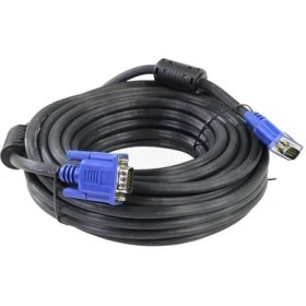 Resim Hytech HT-VGA15 15 Pin Erkek/erkek 15 Metre VGA Görüntü Aktarma Kablosu 