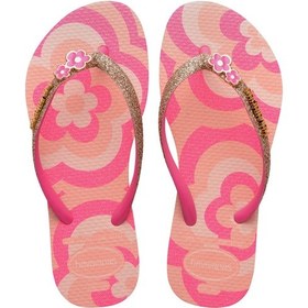 Resim Havaianas Kids Slim Glitter Iı Çocuk Parmak Arası Terlik 4146976 Pembe 