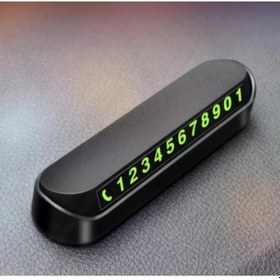 Resim Araba Park Numaratörü Araç İçi Torpido Üstü Açılır Kapanır-tüm Araçlara Uyumlu 