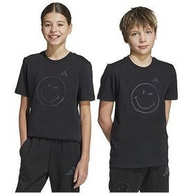 Resim Adidas J Smı Tee Çocuk Günlük Tişört Jn2160 Siyah SIYAH 