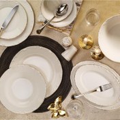 Resim Aryıldız Romance Gold 30 Parça 6 Kişilik Yemek Takımı 