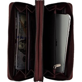 Resim Garbalia Orleans Deri Telefon Bölmeli El Çantası Cüzdan Kartlık 