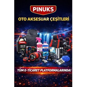 Resim PINUKS Perde Yan Cam Trapez Siyah Vantuzlu 2li Takım PİNUKS-BR4955504 