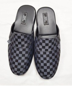 Resim GC Erkek Siyah Poli Taban Ekoseli Ev Terlik 