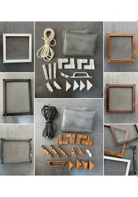 Resim Menteşeli Sineklik Takımı Kapı İstediğiniz Ölçüde Ve 6 Renkte 