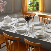 Resim Evaliza Lace Platin 85 Parça 12 Kişilik Yemek Takımı 