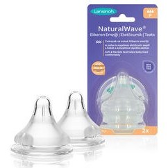 Resim Lansinoh Natural Wave Biberon Emziği - Hızlı Akış 2 Adet 