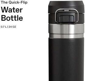 Resim Stanley GO Quick Flip Paslanmaz Çelik Termos, Siyah, 0.7 Litre 
