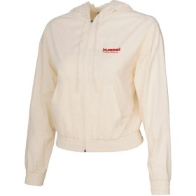 Resim hummel Samba Zip Hoodie 922498-9157 Krem Kadın Fermuarlı Hoodie 