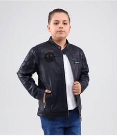 Resim CE-YIL DERİ ÜRÜNLERİ Hakiki Deri Çocuk Spor Mont 