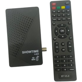 Resim SHOWTEM SHOWTIME Çanaklı Çanaksız Dahili Wi-Fi İnternet Tv Destekli Full HD Uydu Alıcı Bluetooth Kumandalı 