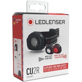 Resim Ledlenser Cu2r Kafa Feneri Siyah 