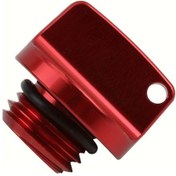 Resim Tongdashop Yamaha Suzuki Kawasaki Off-road Motorları İçin Evrensel Cnc Alüminyum Motor Yağı Kapağı - Kırmızı, Şarj Gerektirmez 