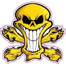 Resim 70 X 70 Mm Sticker 10 Lu 