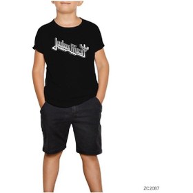 Resim Judas Priest Steel Siyah Çocuk Tişört Siyah 