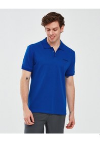 Resim Skechers Polo Shirt M Short Sleeve Erkek Mavi Polo Yaka Tshirt S211800-403 