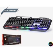 Resim Hadron HD863 Oyun Klavye Ledli Metal Q Gaming Klavye 