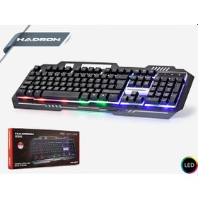 Resim Hadron HD863 Oyun Klavye Ledli Metal Q Gaming Klavye 