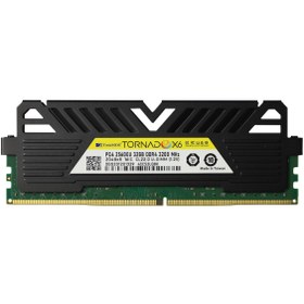 Resim TwinMOS TMMDD432GB3200DKBX6, 32GB, DDR4, 3200MHz, 1.2V, TornadoX6, Desktop Ram (Soğutuculu) 