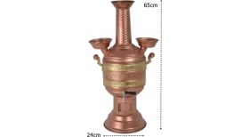 Resim Mangal Sepetim Bakır Semaver Kömürlü 8 Litre 