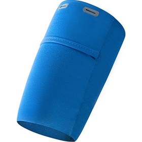 Resim Jeehugo Xl Mavi Spor El Bileği Çantası - Koşu, Fitness İçin Cep Telefonu, Anahtar, Para Taşıma - Serbest Ellerle Egzersiz Et Mavi 