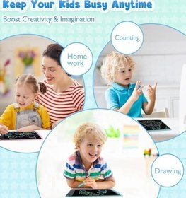 Resim SOLE 10 Inch, Kalemli LCD Dijital Çizim-Eğitim Yazı Tableti, Dijital Çizim Pedi-10 inç, Turkuaz 