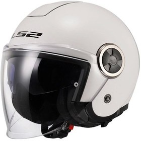 Resim Ls2 Classy Güneş Vizörlü Kask Beyaz 